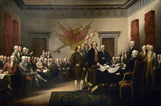 Continental Congress painting by Trumbull