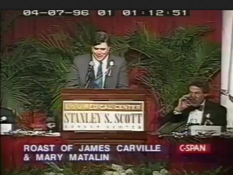 Roast of James Carville and Mary Matalin by Joe Sobran video